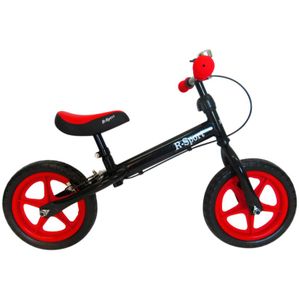 Bicikl bez pedala R4 crno - crveni