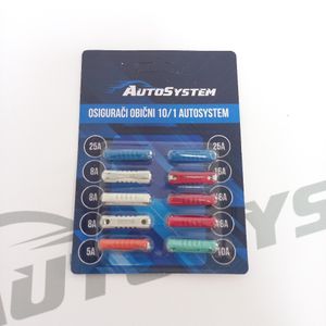 Osigurači Obični 10/1 Autosystem - Set od 10 Komada