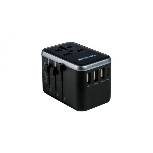 Verbatim 49546 Putni adapter Univerzalni putni adapter UTA-04 PD61W / QC / 3xUSB / 2xType-C slika 5