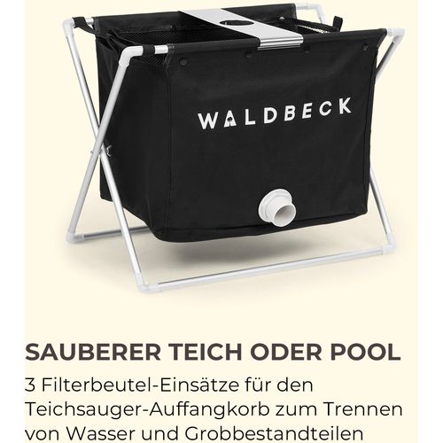 Waldbeck Lakeside Power rezervna filterska vrećica za košaru usisavača za jezerce slika 8