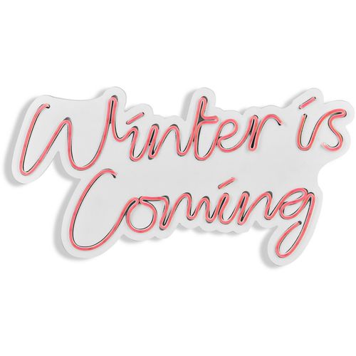 Wallity Ukrasna plastična LED rasvjeta, Winter is Coming - Pink slika 16