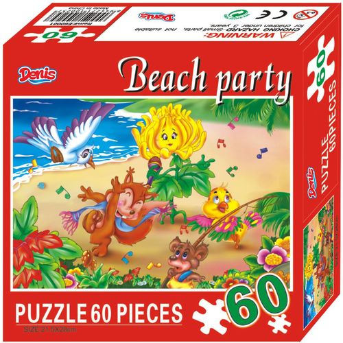 Puzzle / Slagalica Beach party 60 kom slika 1