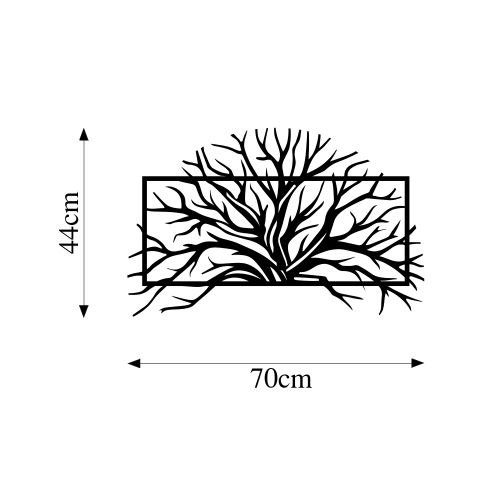 Wallity Metalna zidna dekoracija, Tree 4 slika 5