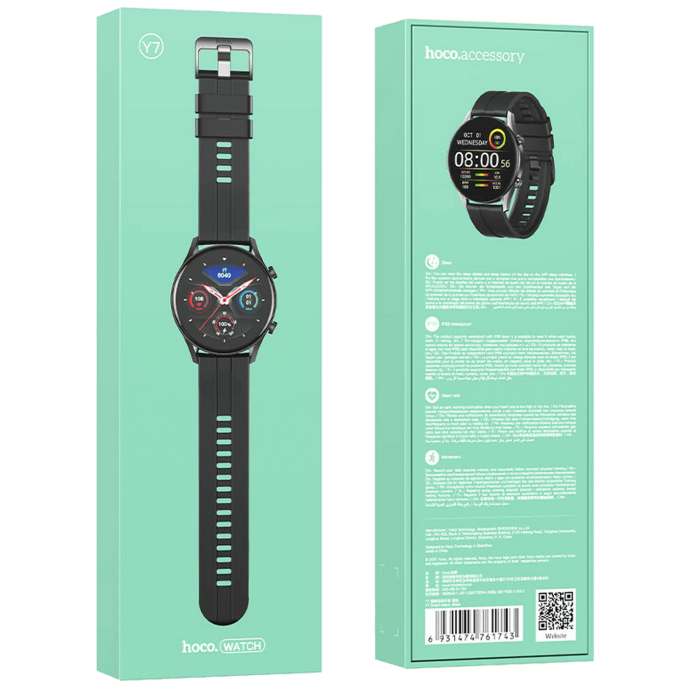 hoco. Sat pametni, 1.32", TFT zaslon, Bluetooth - Y7 slika 2