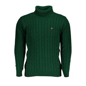 US GRAND POLO GREEN MEN'S SWEATER