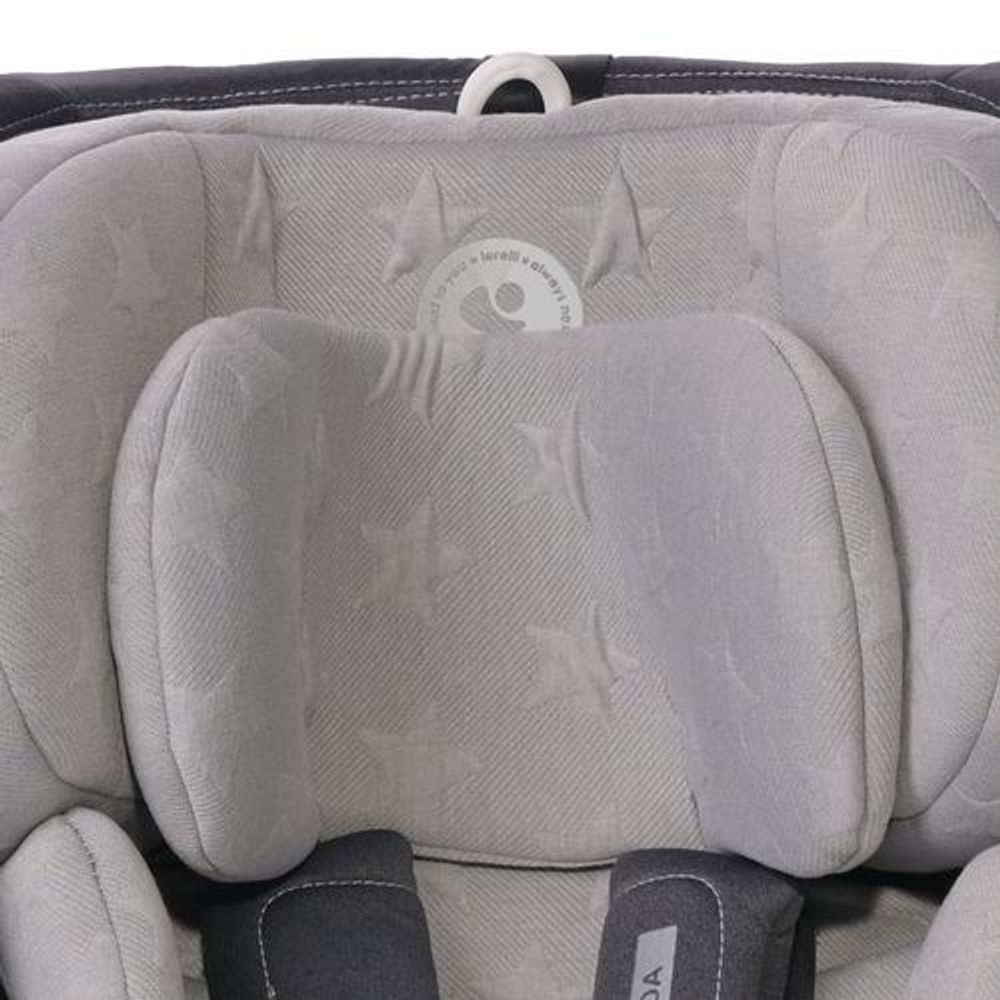 Lorelli Autosjedalica Andromeda 76-150cm Isofix, Cool Grey Stars slika 3