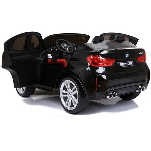 Licencirani auto na akumulator BMW X6M - dvosjed - crni slika 4