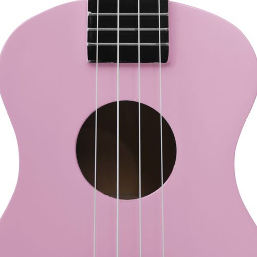 Set dječjeg ukulelea Soprano s torbom ružičasti 23 " slika 29