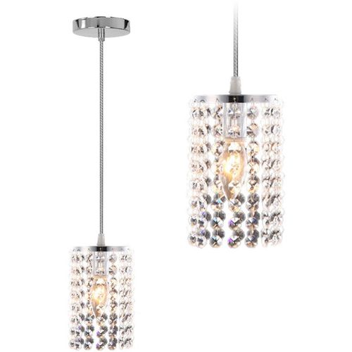 TOOLIGHT Kristalno srebrna stropna svjetiljka APP730-1CP slika 6