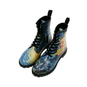 DOGO Duboke čizme Long Boots Vincent Van Gogh The Starry Night Collage