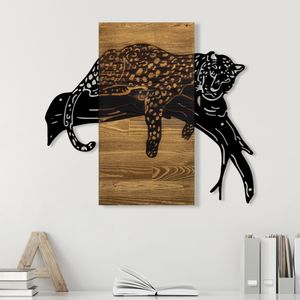 Leopard Walnut
Black Decorative Wooden Wall Accessory