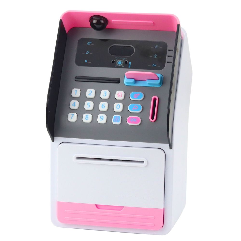 PIN kod za bankomat, sef, kasica, bankomat, roza slika 2