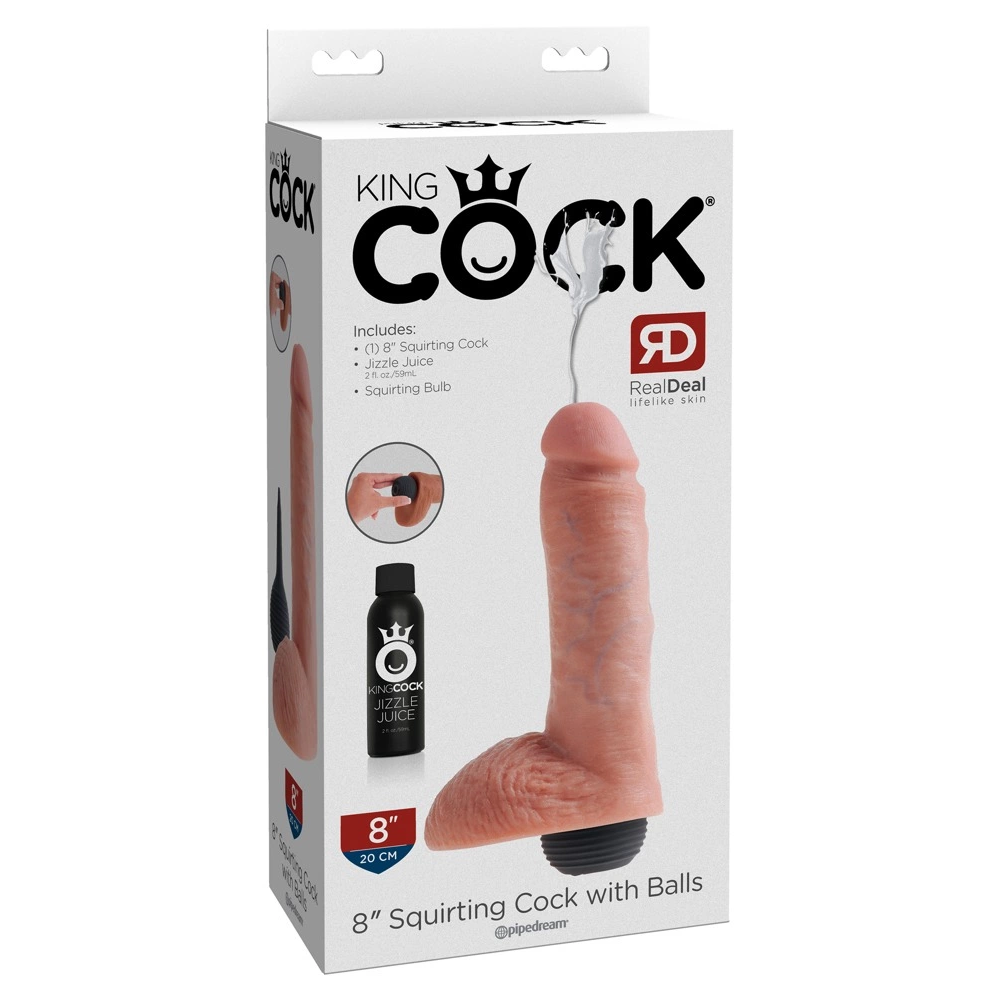 Dildo King Cock Squirting 20 cm slika 1