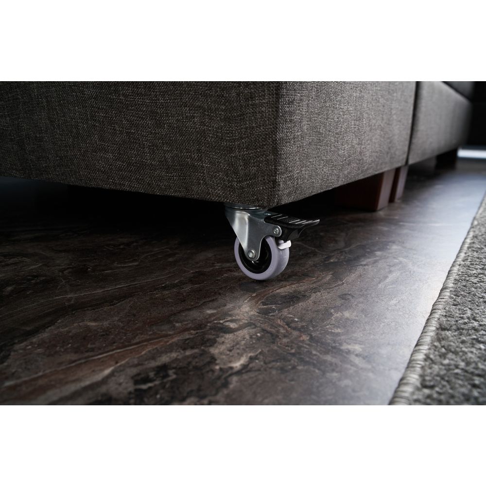 Ugaona Sofa na Razvlačenje Manama - Lijevi Kut, Antracit Boja slika 6