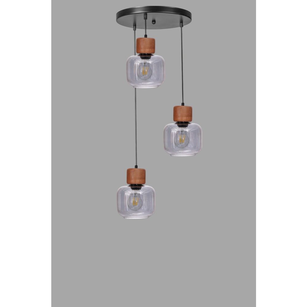 Opviq Luster 727, Siva, Hrast, Crna slika 3