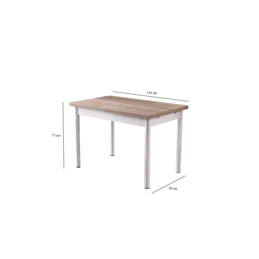 Polo - 1302 OakWhite Produživi Sto za Jelo slika 3