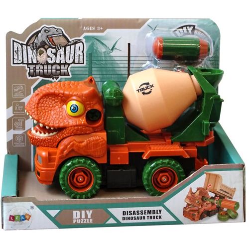 Dinosaur kamion za beton narančasti s dodacima slika 5