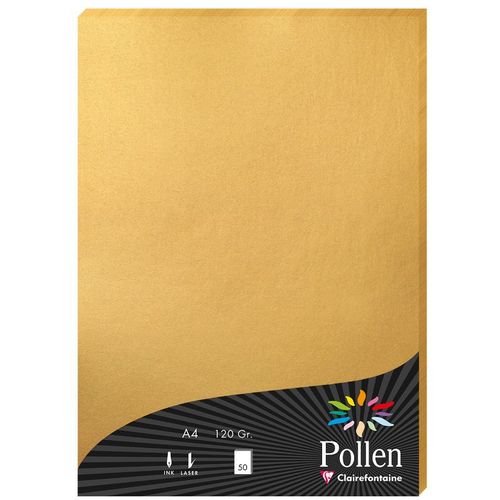 Clairefontaine papir Pollen gold A4/120gr 1/50 slika 1