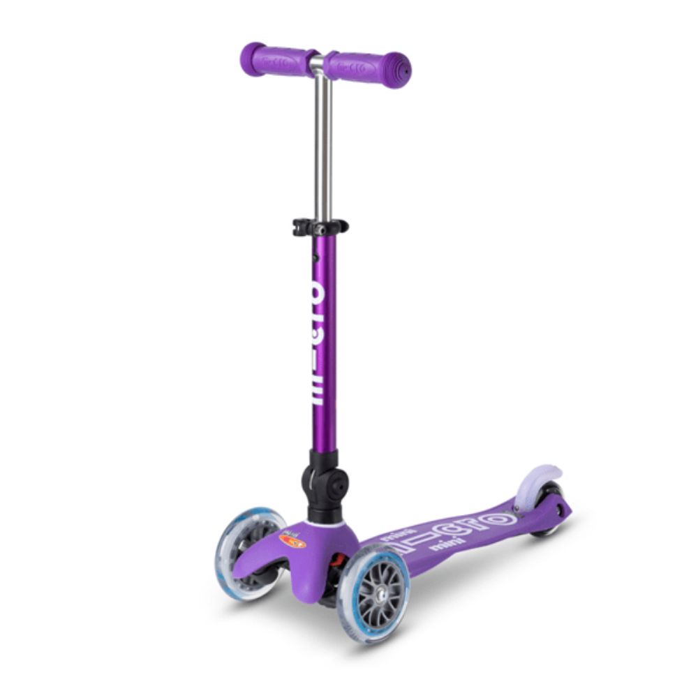 Micro Romobil Mini Deluxe Sklopivi, Ljubičasti slika 1