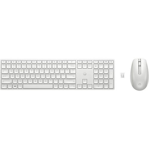 HP 650 Wireless Keyboard and Mouse Combo, White 4R016AA slika 1