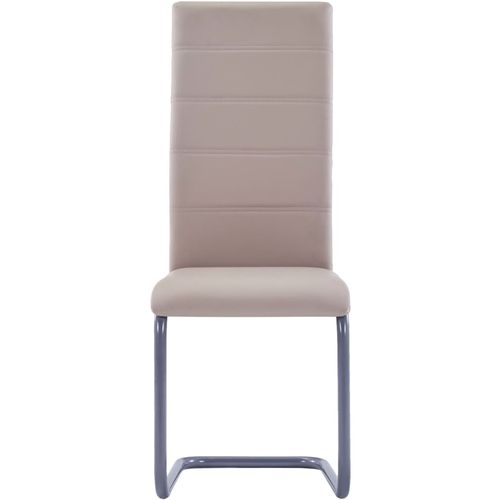 Konzolne blagovaonske stolice od umjetne kože 4 kom cappuccino slika 21