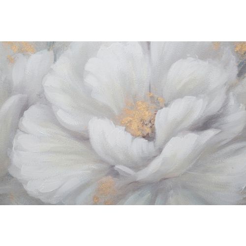 Mauro Ferretti Slika bijelo-zlatni cvijet cm 140x3,7x70 slika 3