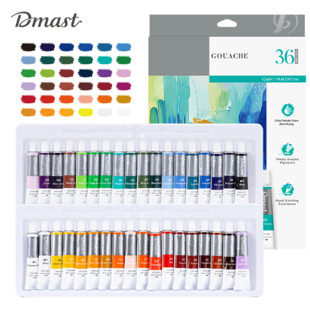 Pebeo Gouache tempere 12ml DMAST 1/36 EC320-36 slika 1
