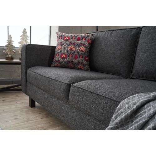 Atelier Del Sofa Dvosjed, Antracit, Kale Linen - Anthracite slika 5