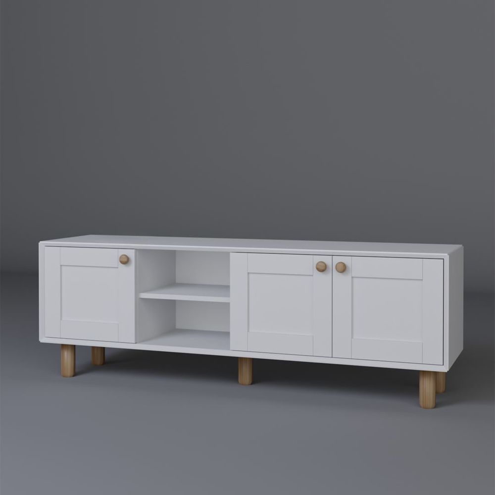 TV Stalak Bohemian 1600-70, bijele boje slika 7