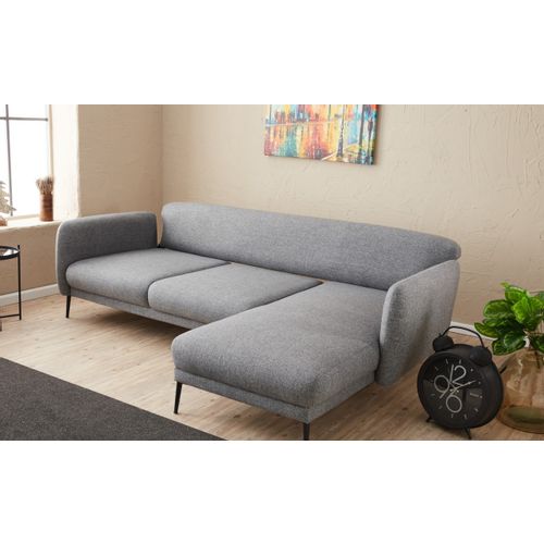 Atelier Del Sofa Kutna garnitura na razvlačenje, Sivo, Venus R - Grey slika 4