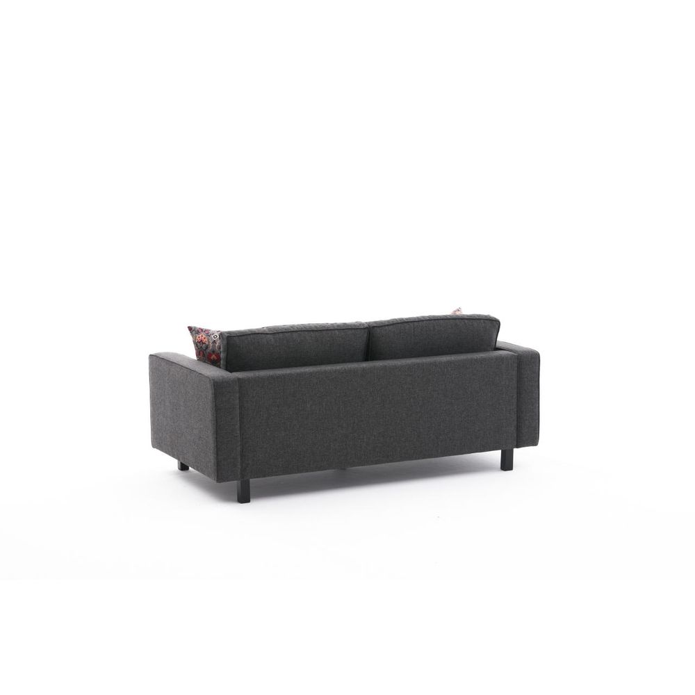 Kale Sofe - Antracitna 2-Sjedalna Sofa slika 7