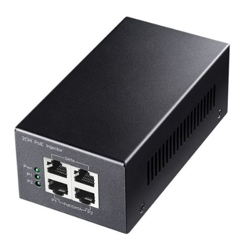 Cudy POE220 2x 30W Gigabit PoE+/PoE Injector, 802.3at/802.3af Standard, Data Power 100 Meters, Metal slika 1