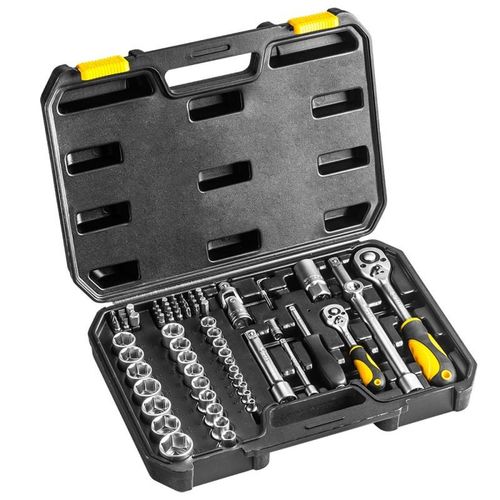 Set nasadnih ključeva s račnom 1/2" i 1/4" Topex 38D643 slika 1