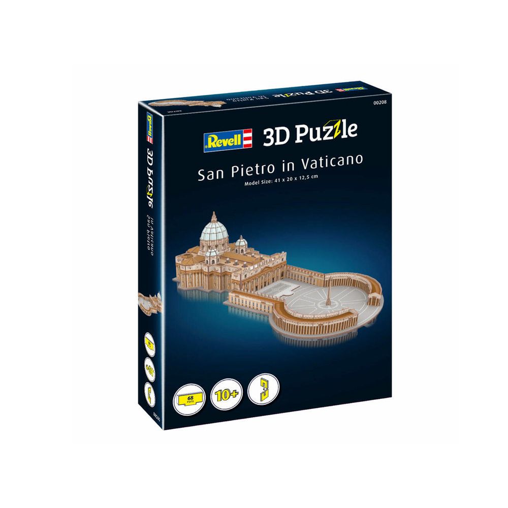 Revell 3d prostorna slagalica bazilika svetog petra vatikan 68 ele68 za5435 slika 4