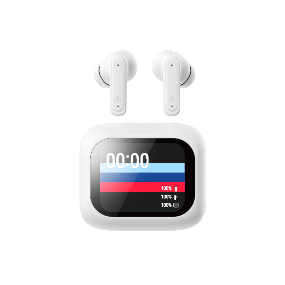 SBOX Slušalice EB-TWS08 /  ANC Touch Display, bijele slika 2