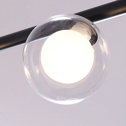 TOOLIGHT Stropna svjetiljka Metal Industrial staklo Crno APP755-6CP slika 9