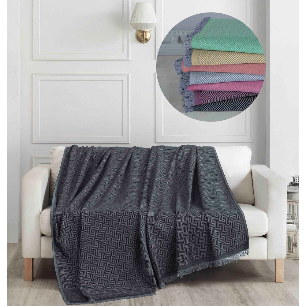Sofa pokrivač Trendy - boja: prirodna slika 1