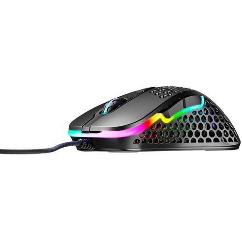 XTRFY M42 RGB Ultra-lagana Gaming Miš s Modularnom Školjkom, Crna slika 2