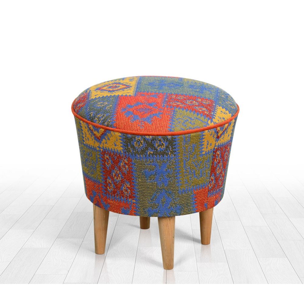 Pouffe Rug v3 - Šareni Višebojni slika 2
