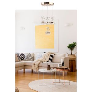 Prenses 8726-1 Gold Chandelier