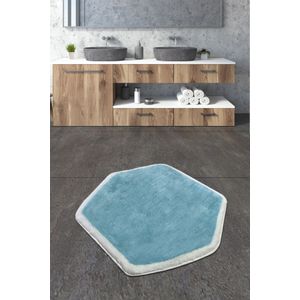 Olaf - Blue (90 cm) Blue Acrylic Bathmat