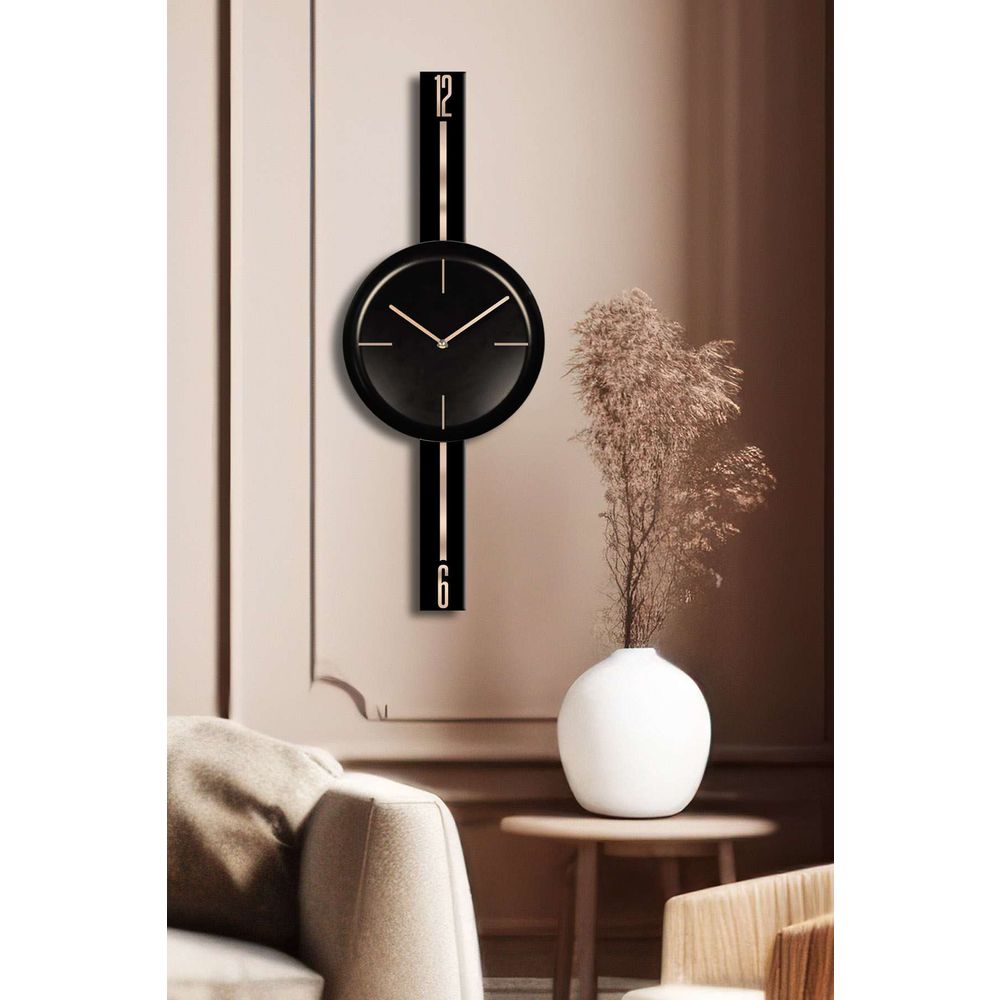 Decorative wall clock Vlnt103Syhsyh, colour: black slika 2