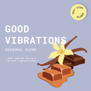 GOAT Story, Good Vibrations kava, Integralno zrno (bez mljevenja), 250g