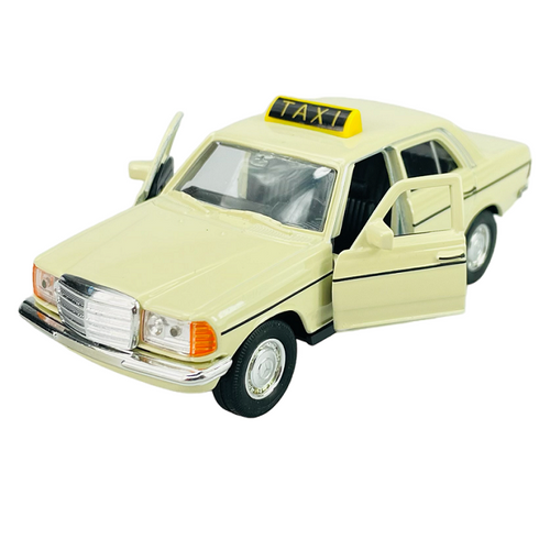 Mercedes-Benz W123 TAXI beige 1:34 slika 2