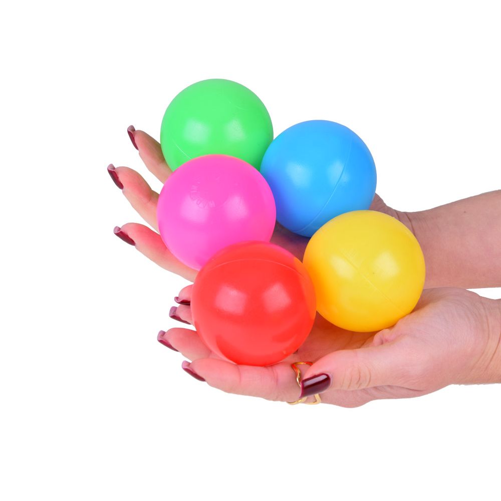 Šarene kuglice kuglice za bazen 6 cm 50 kom mekane plastične kuglice za5411 slika 5