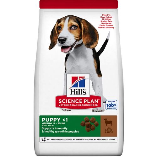 Hill's™ Science Plan™ Pas Puppy Medium s Janjetinom i Rižom, 2,5 kg slika 3