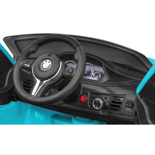 Licencirani auto na akumulator BMW  X6M - plavi/lakirani slika 10