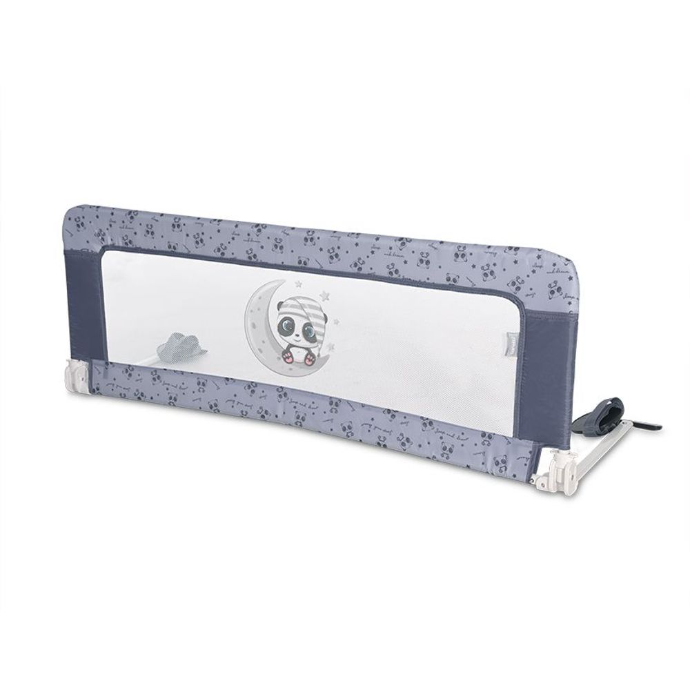 Lorelli Zaštitna ogradica za krevet Safety Night 127cm, Cool Grey Pandas Oxford slika 1