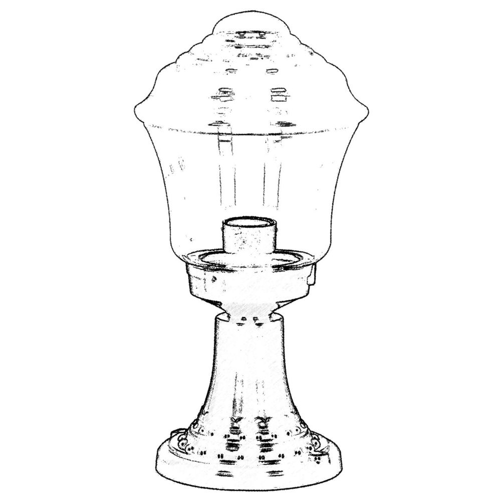 BSU-68201-BSY-M2-K Crna Spoljna Zidna Lampa slika 2