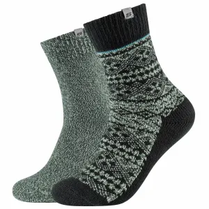 Skechers 2ppk men casual fashion jacquard socks sk41049-7890